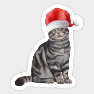 Cute And Lovely Animals With Christmas Sticker